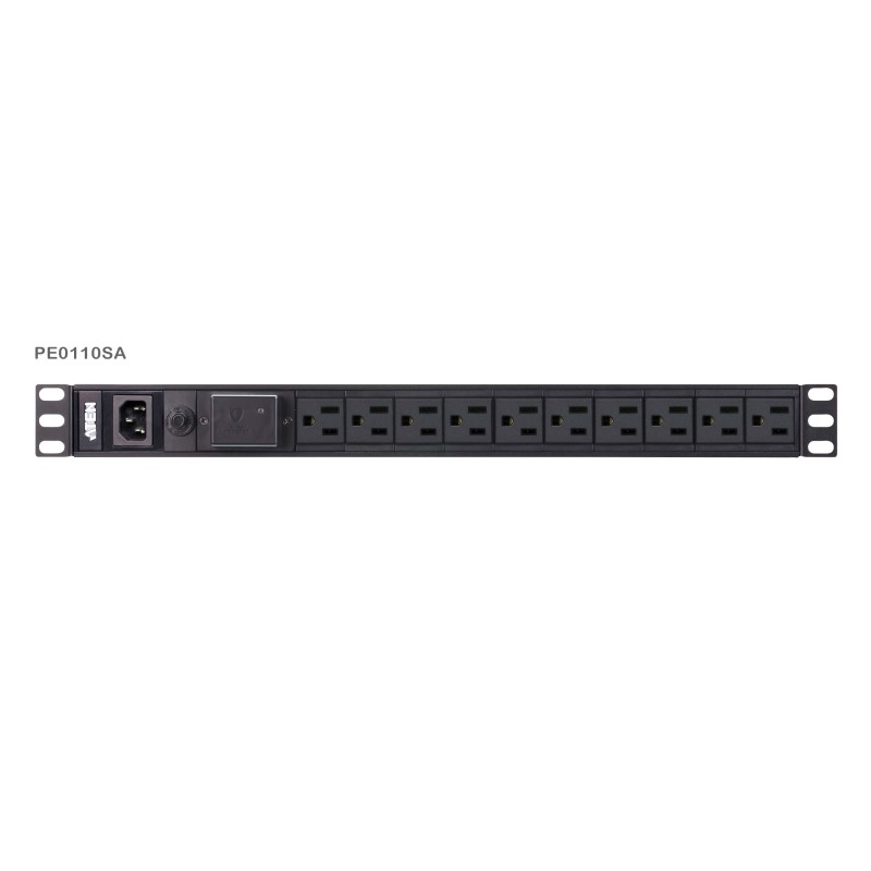 ATEN Základní napájecí jednotka 10x IEC320 C13, 1x IEC320 C14 vstup, 1U, 10A
