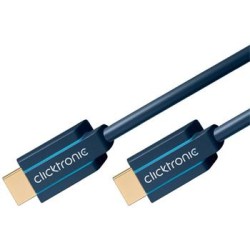 ClickTronic Ultra High Speed HDMI kabel, rozlišení 8K@60Hz, zlacené konektory, 1m