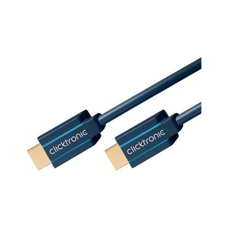 ClickTronic Ultra High Speed HDMI kabel, rozlišení 8K@60Hz, zlacené konektory, 1m