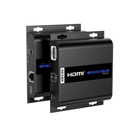 PremiumCord 4K HDMI extender na 120m přes LAN, over IP, HDBitT