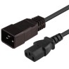 PremiumCord Kabel síťový propojovací 230V 10A 5m, konektory IEC 320 C13 - IEC 320 C20