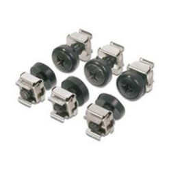 Digitus Sada montážní do racku ,50x šroub M6, 50x nut, 50x plastová podložka, černé