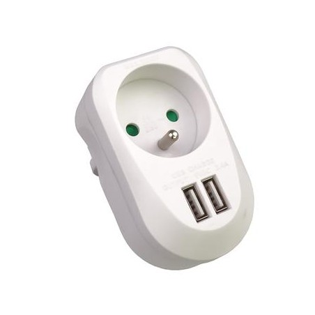 PremiumCord USB nabíjecí adaptér 230V 2xUSB 5V maximální proud 3,4A