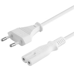 PremiumCord Kabel síťový 230V k magnetofonu 5m bílý