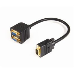 goobay Adapter VGA male 2 x VGA female