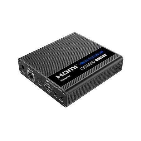 PremiumCord Přijímač HDMI 2.0 extenderu Ultra HD 4kx2k@60Hz na 70m pro Kaskádu