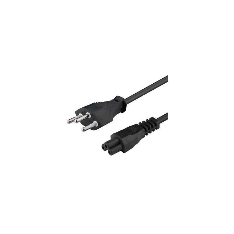 PremiumCord Kabel síťový 230V k notebooku 1.8m se zástrčkou pro Švýcarsko na C5