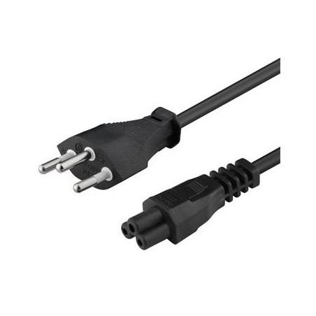PremiumCord Kabel síťový 230V k notebooku 1.8m se zástrčkou pro Švýcarsko na C5