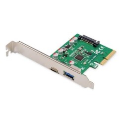 DIGITUS PCIe USB 3.1 přídavná karta s konektorem Typu C, 10 Gbps