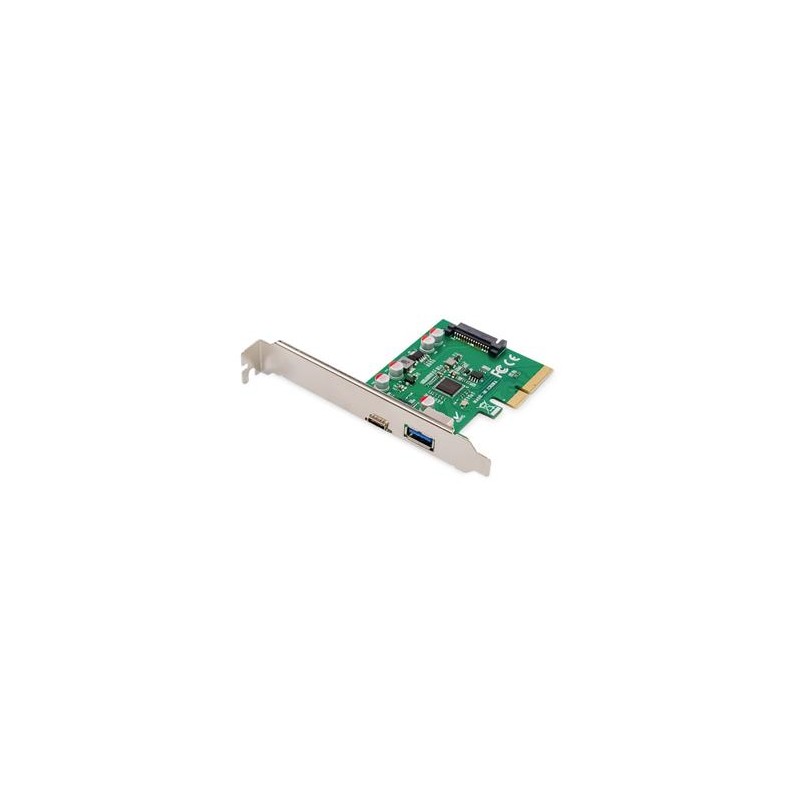 DIGITUS PCIe USB 3.1 přídavná karta s konektorem Typu C, 10 Gbps
