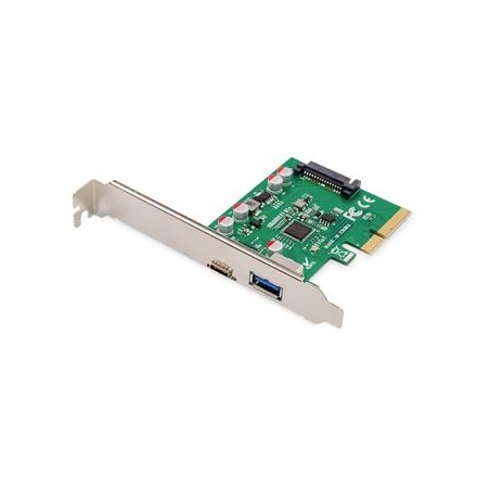 DIGITUS PCIe USB 3.1 přídavná karta s konektorem Typu C, 10 Gbps