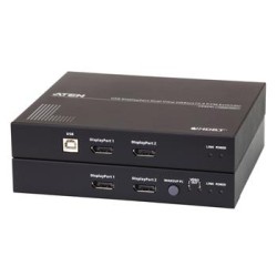 ATEN Extender PC-konzole Dual DP, HDBaseT 2.0, USB, RS-232, audio, 4K@100m