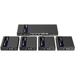 PremiumCord HDMI 1-4 splitter+extender po CAT6/6a/7, UHD 4K@60Hz až na 70m