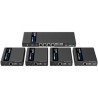 PremiumCord HDMI 1-4 splitter+extender po CAT6/6a/7, UHD 4K@60Hz až na 70m