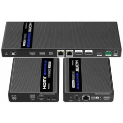 PremiumCord HDMI 1-2 splitter+extender po CAT6/6a/7, UHD 4K@60Hz až na 70m