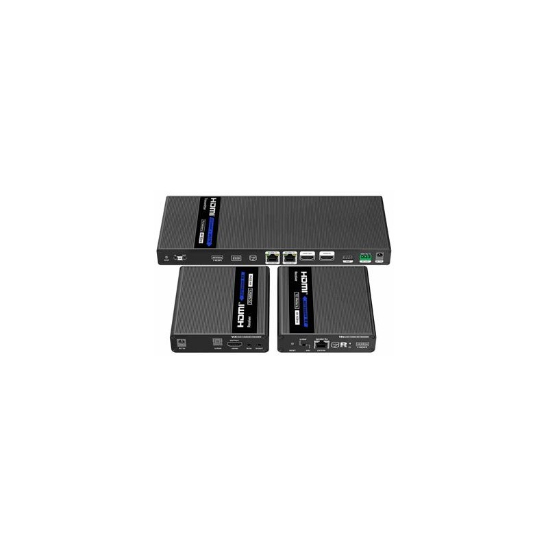 PremiumCord HDMI 1-2 splitter+extender po CAT6/6a/7, UHD 4K@60Hz až na 70m