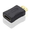 PremiumCord Adaptér HDMI Female - HDMI Male, krátká, zlacené konektory
