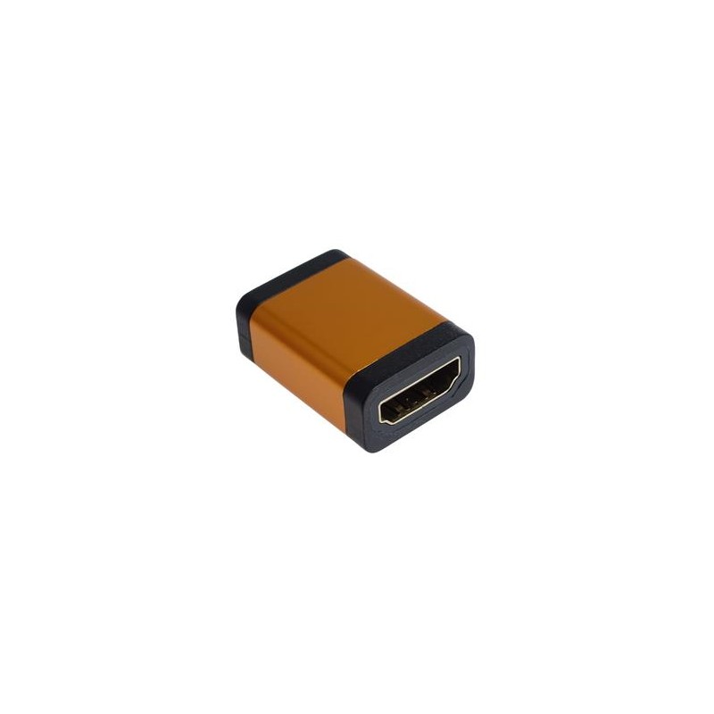 PremiumCord Adaptér spojka HDMI A - HDMI A, Female/Female, oranžová