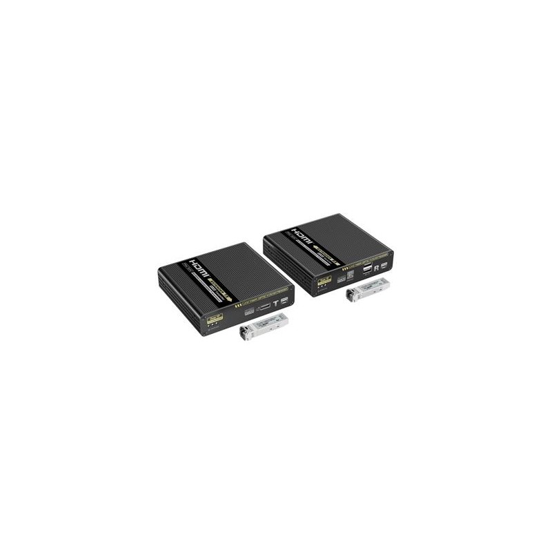 PremiumCord Optický KVM HDMI extender 4K@60Hz 4:4:4 HDR až na 40km