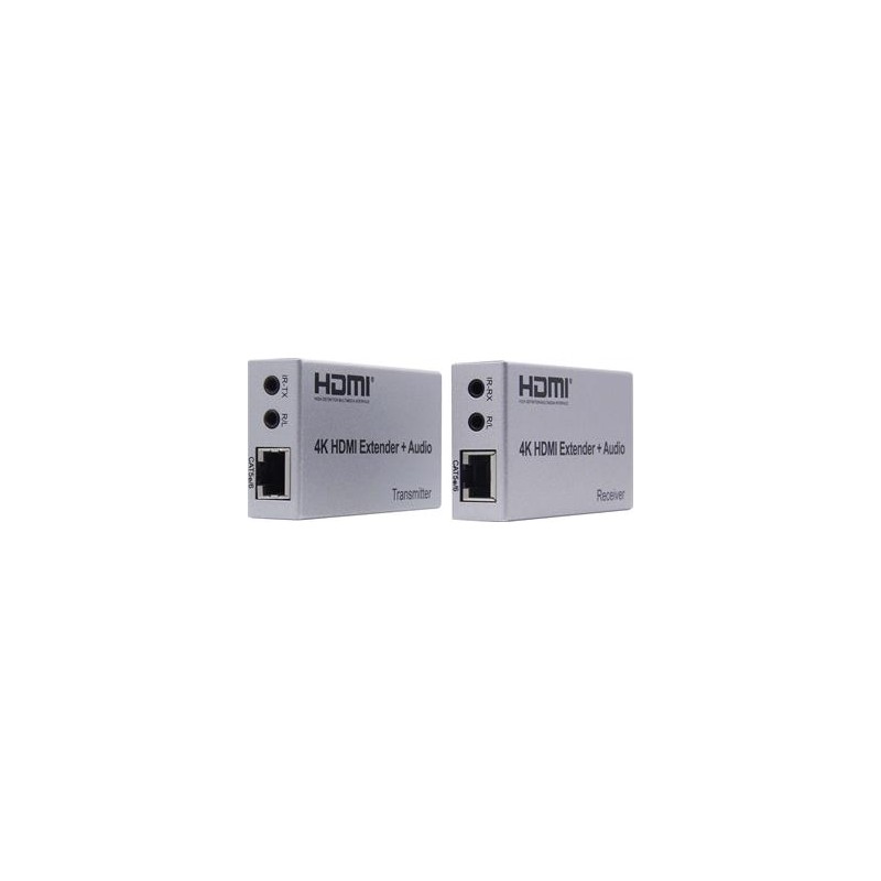 PremiumCord 4K HDMI extender na 100m přes Cat5e/Cat6, přenos Irda a Audio výstupy