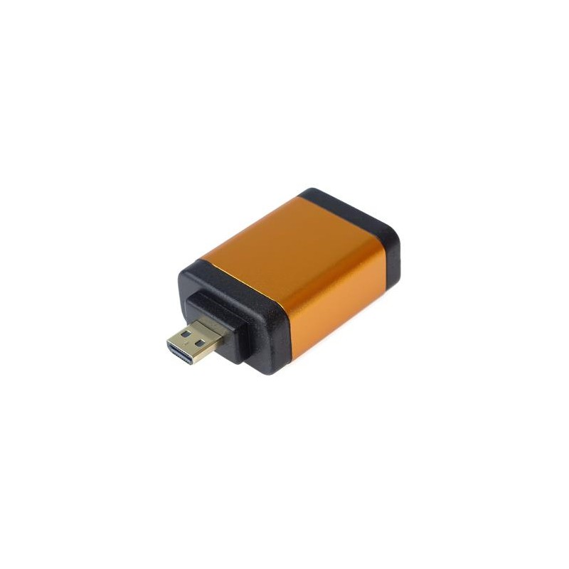 PremiumCord Adapter HDMI Typ A samice - micro HDMI Typ D samec, oranžová