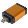 PremiumCord Adapter HDMI Typ A samice - micro HDMI Typ D samec, oranžová