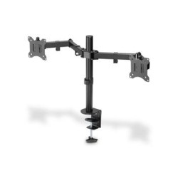DIGITUS LCD otočný držák pro dva monitory na stůl do 80cm (32")