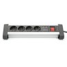 DIGITUS Panel napájecí s možností uchycení na stůl, 4x250V, 2x USB, vypínač
