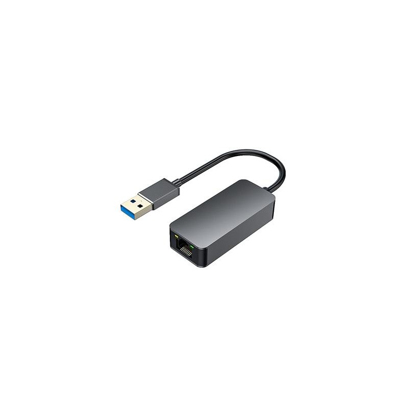 PremiumCord adaptér USB3.0 - LAN RJ45 ETHERNET 2,5G/1000 MBIT Aluminium