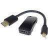 PremiumCord 8K@30Hz, 4K@120Hz adaptér HDMI to DisplayPort Female/Male s napájením z USB