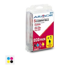 ARMOR sada ink-jet pro Canon iP 3600/4600 BKbig/BK/C/M/Y, PGI520+CLI521