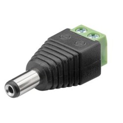 PremiumCord Redukce pro napájení DC male (5.50 x 2.10 mm) - 2 pól svorkovnice