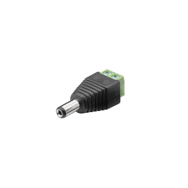 PremiumCord Redukce pro napájení DC male (5.50 x 2.10 mm) - 2 pól svorkovnice