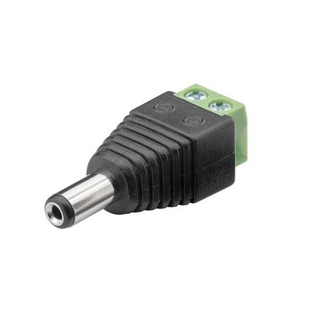 PremiumCord Redukce pro napájení DC male (5.50 x 2.10 mm) - 2 pól svorkovnice