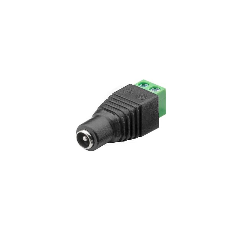 PremiumCord Redukce pro napájení DC female (5.50 x 2.10 mm) - 2 pól svorkovnice
