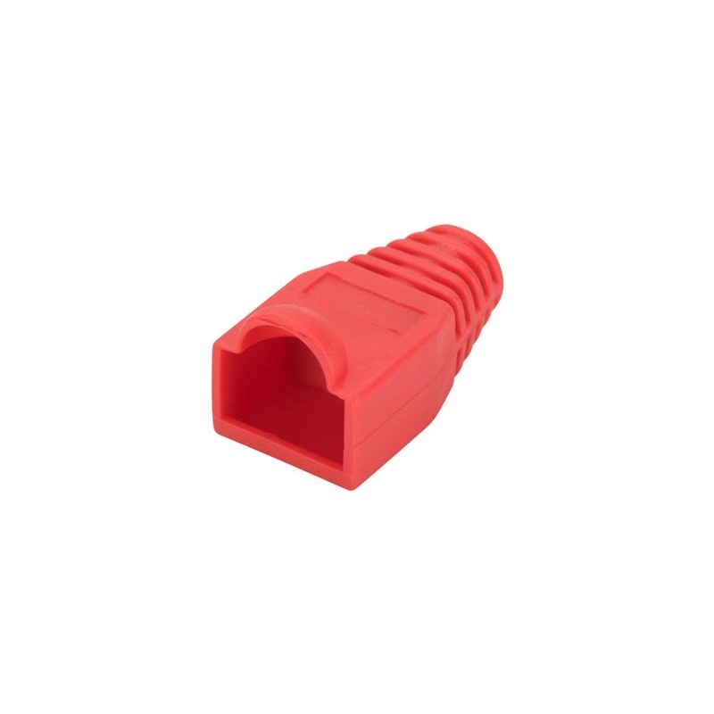 PremiumCord Kryt konektoru RJ45 - červená, balení 10ks
