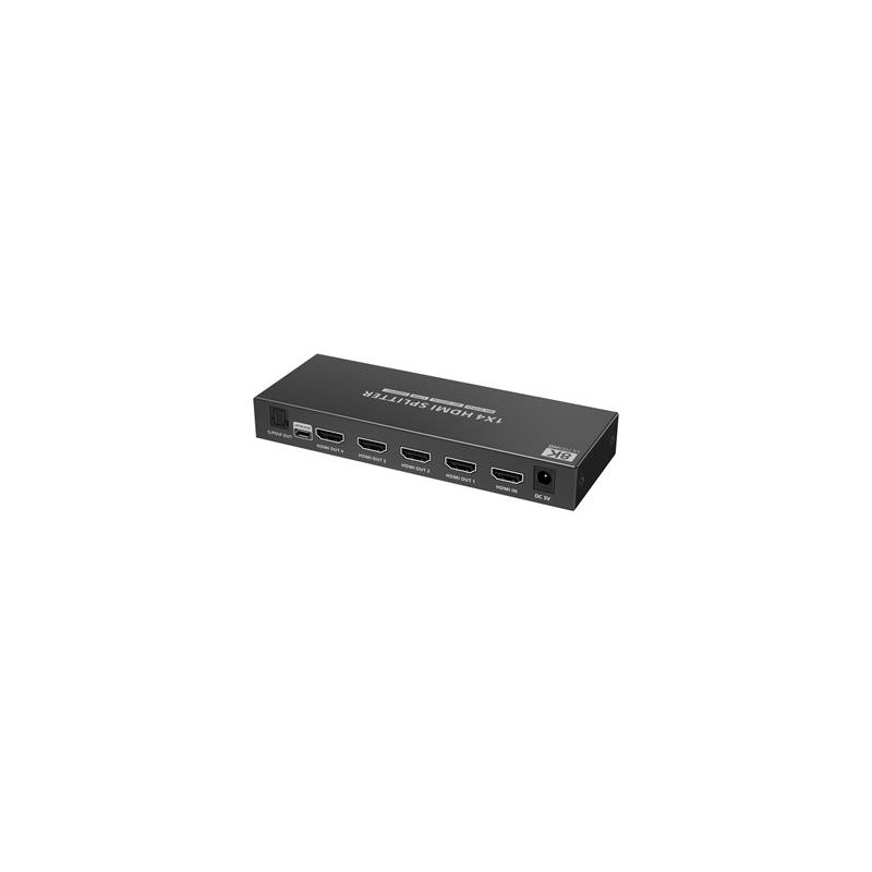PremiumCord HDMI 2.1 splitter 1-4 porty, 8K@60Hz, 4K@120Hz, 1080p, HDR+