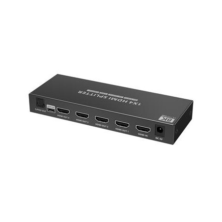 PremiumCord HDMI 2.1 splitter 1-4 porty, 8K@60Hz, 4K@120Hz, 1080p, HDR+