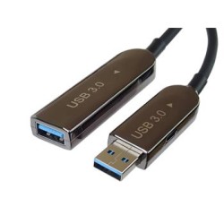 PremiumCord USB3.2 + 2.0 prodlužovací optický AOC kabel A/Male - A/Female 30m
