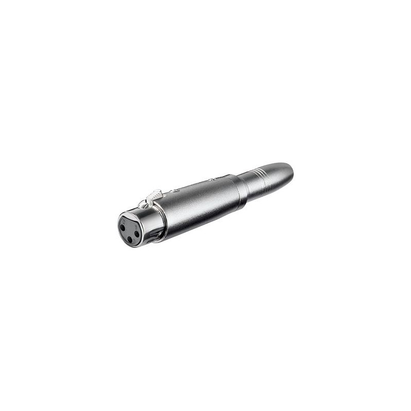 PremiumCord XLR mikrofonní redukce, XLR female - Jack 6,3mm mono female