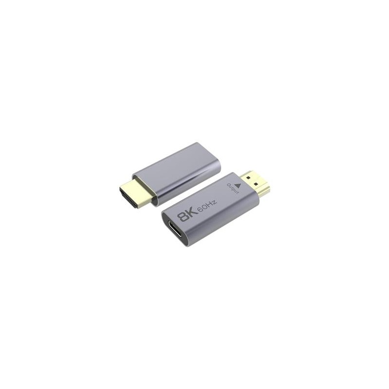 PremiumCord Adaptér USB-C na HDMI rozlišení obrazu 8K@60Hz,4K@144Hz Aluminium