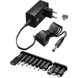 goobay Univerzální napájecí adaptér 230V/3-12V stejnosměrný max. 27W 2,25A