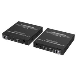 PremiumCord Optický HDMI extender 4K@60Hz 4:4:4 až na 40km, IR, RS232, Audio 3,5mm