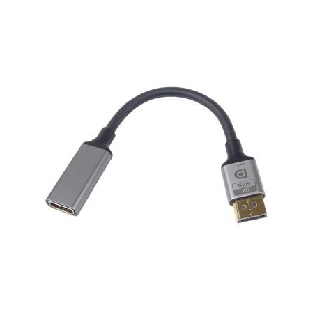 PremiumCord adaptér DisplayPort - HDMI, 8K@60Hz, 4K@144Hz Male/Female, 20cm, pozlacené konektory