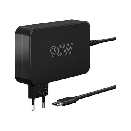 goobay USB-C napájecí a nabíjecí adaptér 230V 90W, černý, 1,8m