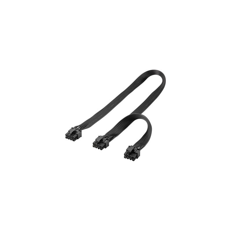 PremiumCord Napájecí kabel 8 kolíkový Male na duální 6+2 Male pro PCIe karty