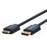 ClickTronic HQ OFC kabel DisplayPort - HDMI typ A, 4K@60Hz zlacené kon., 3D, M/M, 10m