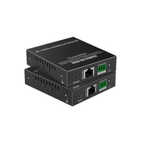 PremiumCord 4K@120Hz HDMI2.0 extender na 60m přes jeden kabel Cat6/6a/7
