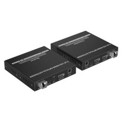 PremiumCord Optický HDMI extender FULL HD 1080p až na 40km, IR, RS232, Audio 3,5mm