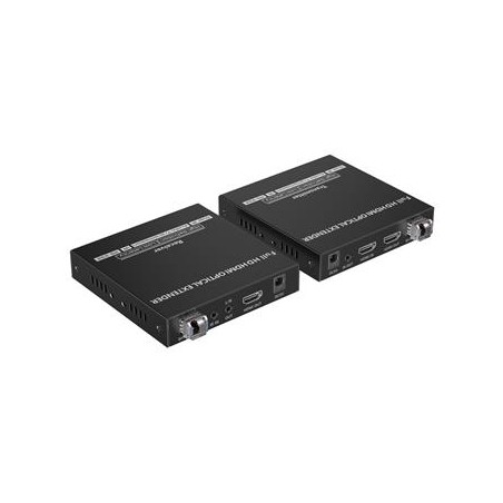 PremiumCord Optický HDMI extender FULL HD 1080p až na 40km, IR, RS232, Audio 3,5mm